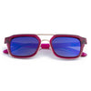 Vintage Unisex Color Coated Square Frame Driver Eyewear