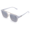 Vintage Unisex Color Coated Square Frame Driver Eyewear