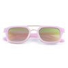 Vintage Unisex Color Coated Square Frame Driver Eyewear