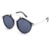 Cute Unisex Color Coated Round Frame Eyewear