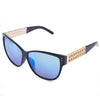 Vintage Ladies Cat Frame Oversize Color Coated Sunglasses