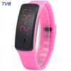 TVG KM - 550 Unisex Digital Watch LED Display Luminous Water Resistance Calendar Sport Wristwatch