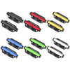 2.5 x 6.5CM 2pcs Auto Car Safety Belt Clip Extension Adjustable Strap Buckle