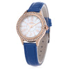 Margues M - 3029 Stylish Women Quartz Watch 30M Water Resistance Shell Rhinestone Dial Wristwatch