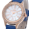 Margues M - 3029 Stylish Women Quartz Watch 30M Water Resistance Shell Rhinestone Dial Wristwatch