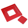 5pcs Square Mounted Photo Frame Wooden Wall Hanging Combination Home Furnishing Decoration