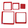 5pcs Square Mounted Photo Frame Wooden Wall Hanging Combination Home Furnishing Decoration