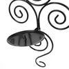 Vertical Swirling Iron Candle Holder Sconce Hanging Wall Decorative Art Candlestick