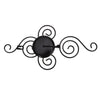 Vertical Swirling Iron Candle Holder Sconce Hanging Wall Decorative Art Candlestick