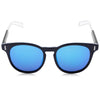 Casual Unisex Nail Design Color Coated Round Frame Hollow Sunglasses