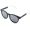 Casual Unisex Nail Design Color Coated Round Frame Hollow Sunglasses