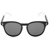 Casual Unisex Nail Design Color Coated Round Frame Hollow Sunglasses