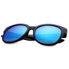 Vintage Unisex Thick Round Frame Clear Lens Gradient Sunglasses