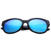 Vintage Unisex Thick Round Frame Clear Lens Gradient Sunglasses