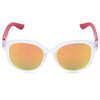 Vintage Unisex Thick Round Frame Clear Lens Gradient Sunglasses