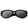 Vintage Unisex Thick Round Frame Clear Lens Gradient Sunglasses