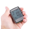Large Screen Water Resistant Wireless LCD Backlight 3 in 1 Bicycle Computer Odometer Speedometer Velometer
