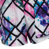 Trendy Round Collar Sleeveless High Waist Floral Print Patchwork Slim Romper for Women