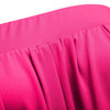 Sexy Strapless Pleated Patchwork Slim Solid Color T-shirt for Women