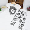 2pcs Leisure Children Short Sleeve Round Collar T-shirt Trousers