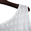 Elegant Round Collar Sleeveless Bowknot Slim Mid-calf Pure Color Ball Gown Dress for Women