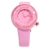 KEZZI K708 Female Quartz Watch Water Resistance Leather Band Cutting Surface Dial Wristwatch