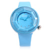KEZZI K708 Female Quartz Watch Water Resistance Leather Band Cutting Surface Dial Wristwatch