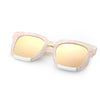 Vintage Ladies Color Coated Square Frame Sunglasses
