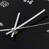 Creative Mathematics Blackboard Clock Black Powder Coated Metal