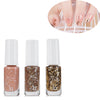 3pcs Stylish Gradient Lasting Bright Colorful Environmental Protection Nail Polish