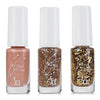 3pcs Stylish Gradient Lasting Bright Colorful Environmental Protection Nail Polish