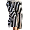 Trendy Elastic Waist Striped Loose-Fitting Capri Wide Leg Pants for Women