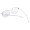Fashion Classic Transparent Frame Circle Candy Color Sunglasses Anti UV400