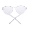 Fashion Classic Transparent Frame Circle Candy Color Sunglasses Anti UV400