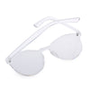 Fashion Classic Transparent Frame Circle Candy Color Sunglasses Anti UV400
