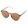 Fashion Classic Transparent Frame Circle Candy Color Sunglasses Anti UV400