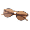 Fashion Classic Transparent Frame Circle Candy Color Sunglasses Anti UV400