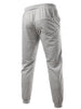 Slimming Trendy Lace-Up Letter Number Print Beam Feet Polyester Men's Sweatpants