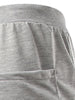 Slimming Trendy Lace-Up Letter Number Print Beam Feet Polyester Men's Sweatpants