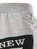 Slimming Trendy Lace-Up Letter Number Print Beam Feet Polyester Men's Sweatpants