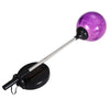 LED Solar Powered Patio Decorative Lamp Stainless Steel Crack Glass Ball Light