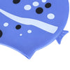 Shenyu Cute Children Cartoon Water-resistant Hair Care Elastic Silicone Swimming Cap with Fish Shark Pattern