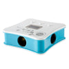 5 in 1 12 - 24V Portable One-to-three Dual-core Car Cigarette Lighter with 4 USB Port Current Voltage Temperature Indicator