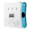 5 in 1 12 - 24V Portable One-to-three Dual-core Car Cigarette Lighter with 4 USB Port Current Voltage Temperature Indicator