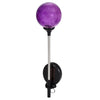 LED Solar Powered Patio Decorative Lamp Stainless Steel Crack Glass Ball Light