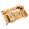 8pcs Skate Park Kit Ramp Parts for Tech Deck Finger Board Ultimate Sport Training Props