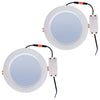 Lightme 2pcs 8 Inch 30W 2700 - 3000K 2200 - 2400LM SMD2835 LED Stamping Down Light Energy Efficient Lighting