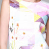 Flower Print Bodycon Sleeveless Dress