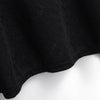 Stylish Round Collar Short Sleeve Asymmetric Flounce T-shirt for Women