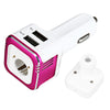 TL10 Multifunction Car Oxygen Bar Dual USB Charger Adapter Bluetooth V4.0 Hands-free Earphone